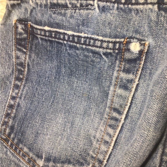 GAP 1969 Denim Blue Jeans mens Button Fly Straight Fit 31/31 Y2K - Picture 10 of 10